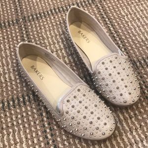 Bakers nude flats with studs